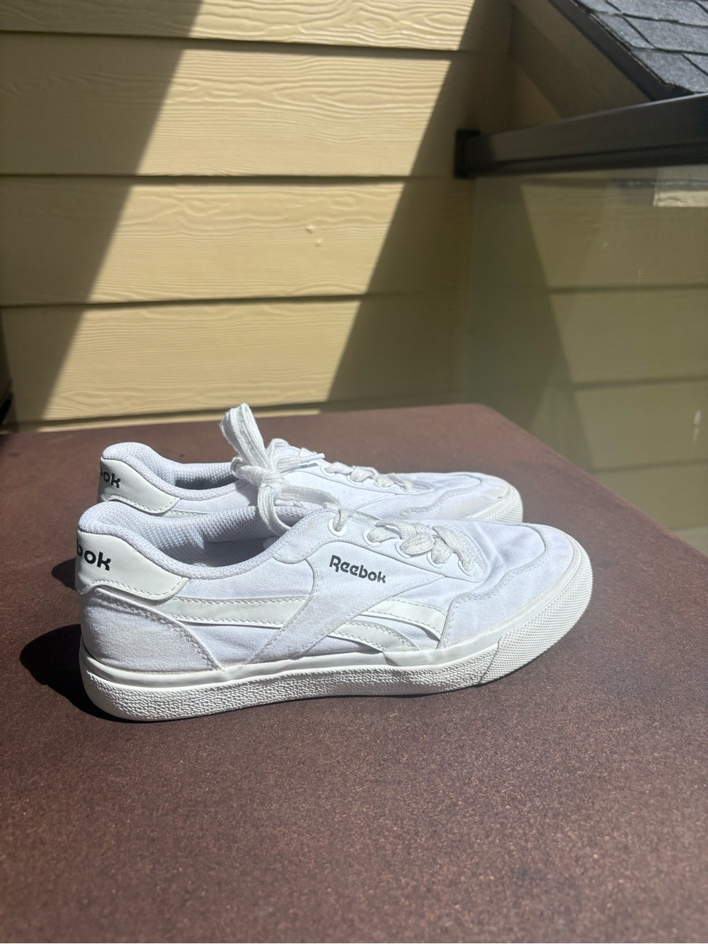 Reebok All-White Low Profile Sneakers